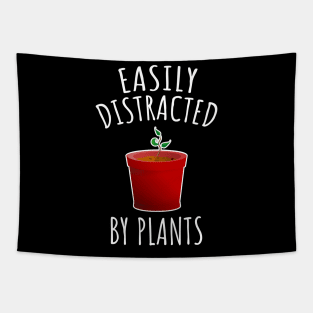 Easily Distracted By Plants Tapestry