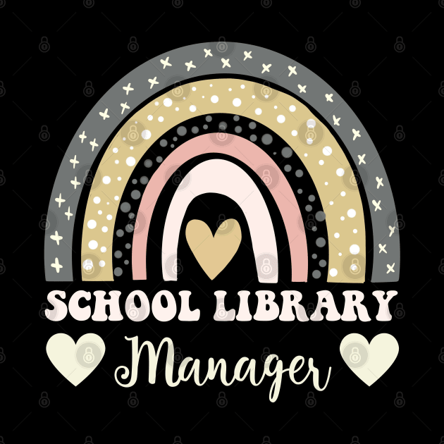 School Librarian Library Worker Appreciation by Printopedy