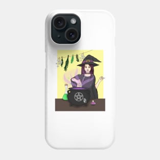 kitchen witch Phone Case