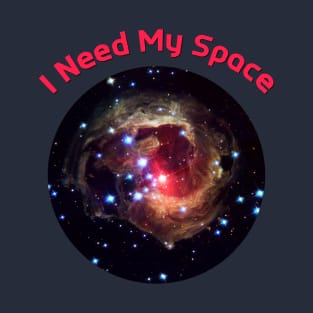 I Need My Space V838 Mon MilkyWay Nebula T-Shirt