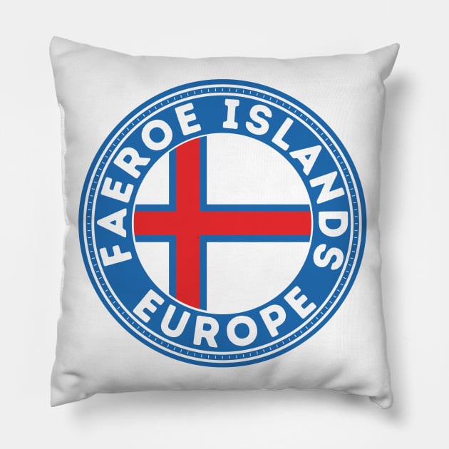 Faroe Islands Europe Pillow by footballomatic