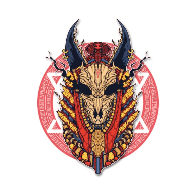 Anubis Skull Mask by HappymanStudio