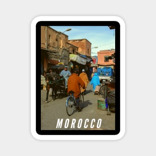 Visit Morocco Old Medina, Ancient Neighborhoods Souvenirs, Gift for Men and Women Magnet