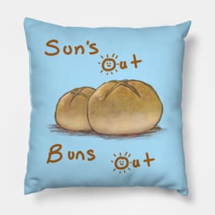 Sun's Out, Buns Out Pillow