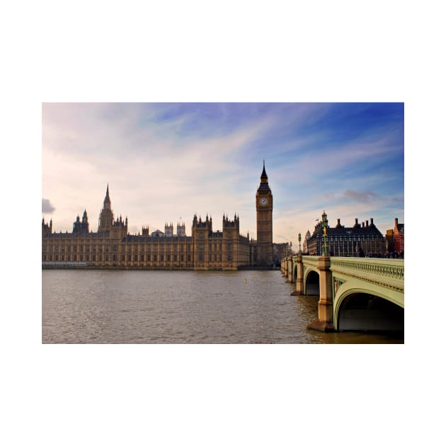 Big Ben Queen Elizabeth Tower Westminster Bridge by AndyEvansPhotos