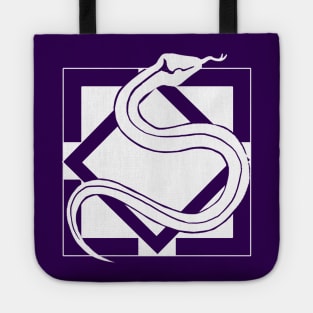 Serpent - Original Logo Banner Sigil - Light Design for Dark Backgrounds Tote