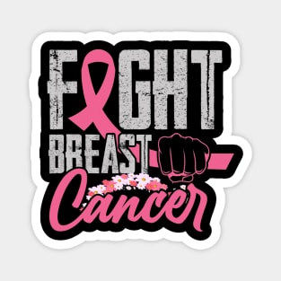 Fight Breast Cancer Awareness Boxing Glove Magnet