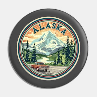 Alaska State USA Design Pin