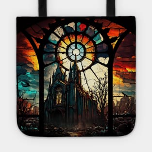 Stained Glass Tristram Cathedral Tote