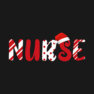 Nurse Christmas Funny Merry Christmas Gifts For Nurse Women T-Shirt