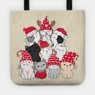 Cute Christmas Kittens Tote