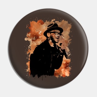 Tobymac  - Brown Watercolor Splash Pin