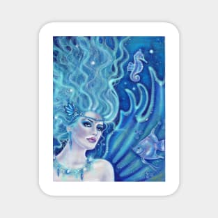 Pontomedusa sea queen goddess by Renee Lavoie Magnet