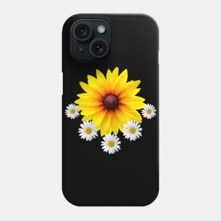 coneflower flowers daisies coneflowers daisy blooms floral Phone Case