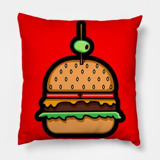 Hamburger Pillow