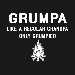 Mens Grumpa Like A Regular Grandpa Only Grumpier T-Shirt