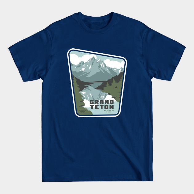 Disover Grand Teton National Park Design - Grand Teton National Park - T-Shirt