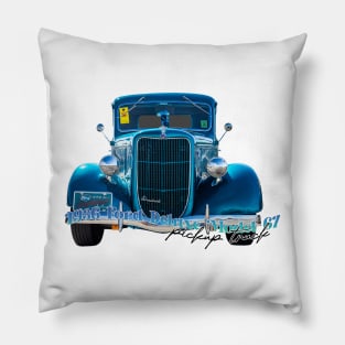 1936 Ford Deluxe Model 67 Pickup Truck Pillow