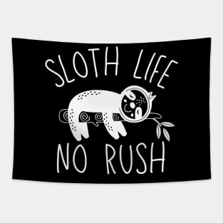 Sloth life no rush Tapestry