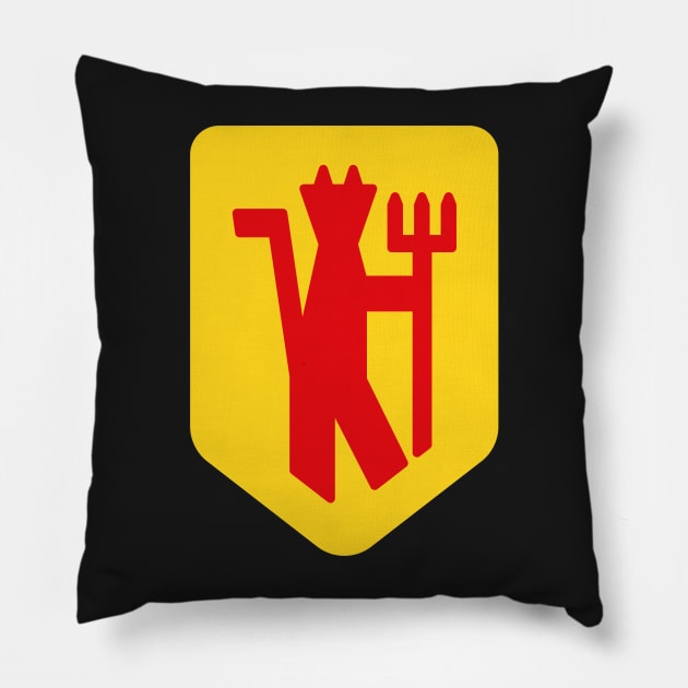 Man devil united Pillow by bhyjr