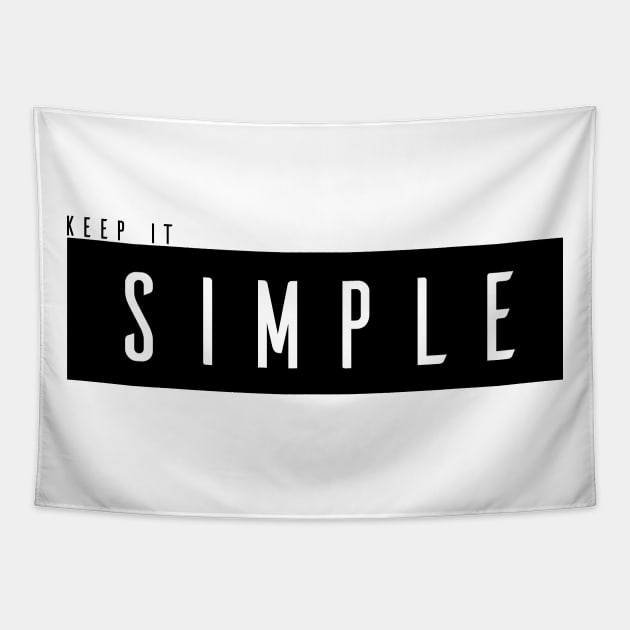 Keep it simple Tapestry by RamonMascaros