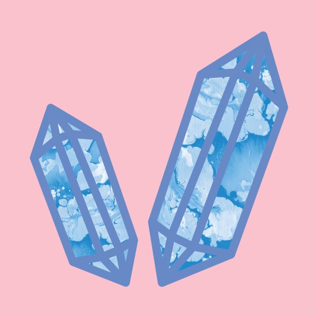 Blue Crystals by Ezzie