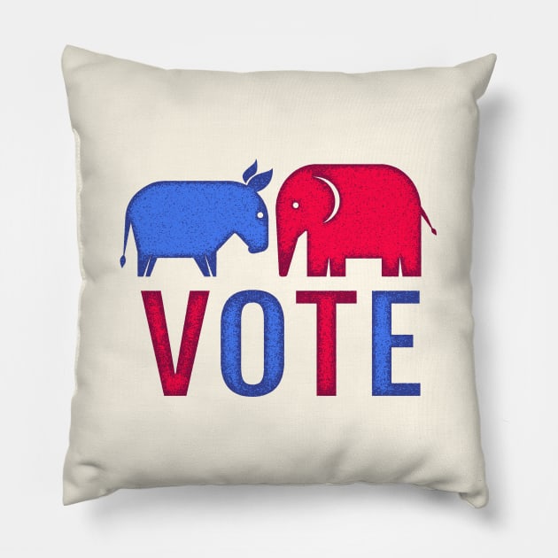 United States presidential election 2024. Vote! Pillow by Sir13