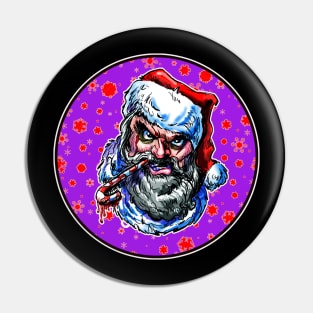 Santa's Violent Night Pin