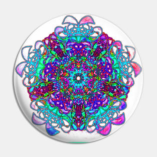 PRETTY ART MANDALA #17 Pin