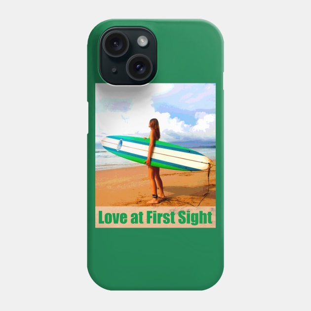 Love at First Sight Phone Case by learntobbq
