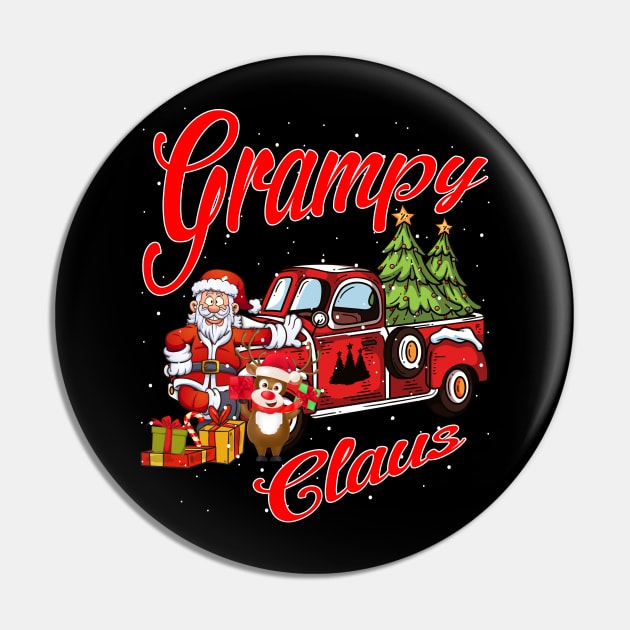 Grampy Claus Santa Car Christmas Funny Awesome Gift Pin by intelus