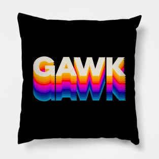 4 Letter Words - Gawk Pillow