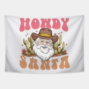 Howdy Santa Tapestry