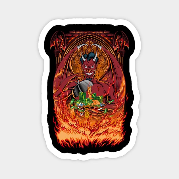 devil temptation Magnet by iqbalgarint