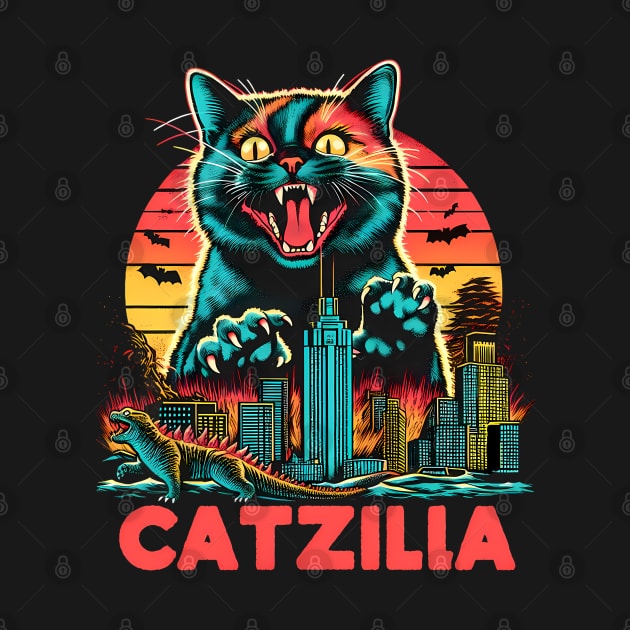 CATZILLA - The Fierce Feline Overlord by ANSAN