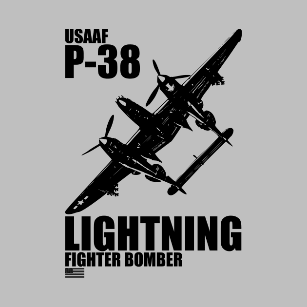 P-38 Lightning by Tailgunnerstudios