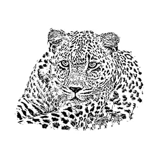 Leopard portrait T-Shirt