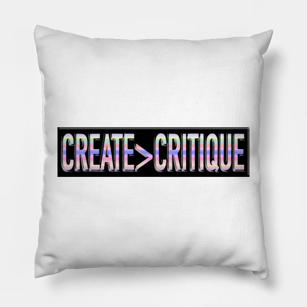 Create > Critique Pillow by Nerdpins