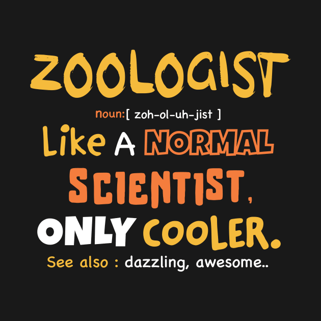 Zoologist definition design / safari lover / animal kingdom design / zoo kepper present / zoo gift idea by Anodyle