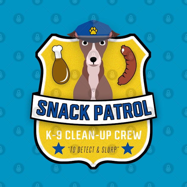 Greyhound Snack Patrol by Rumble Dog Tees