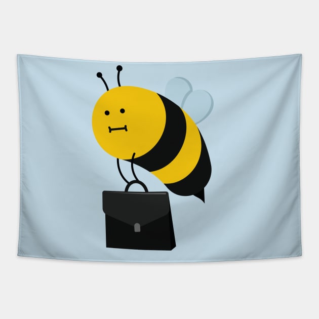 Kawaii Working Bee Tapestry by Marzuqi che rose