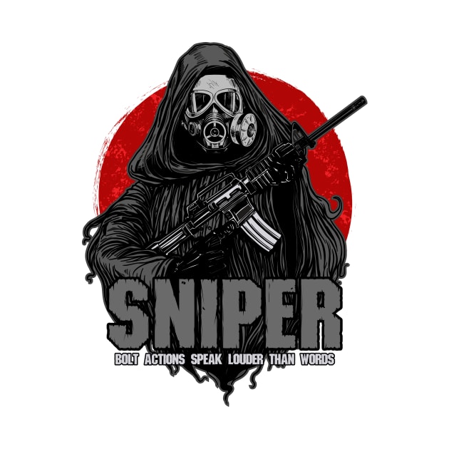 SNIPER ( BOLT ACTION SPEAK LOUDER ) by theanomalius_merch