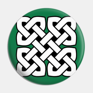 Celtic Interwoven Endless Knot Geometric Pattern 1 Pin