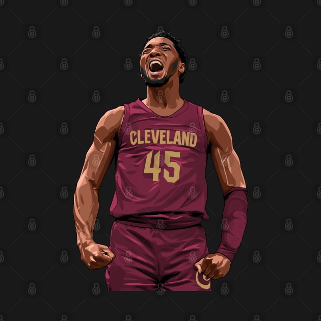 Donovan Mitchell by origin illustrations