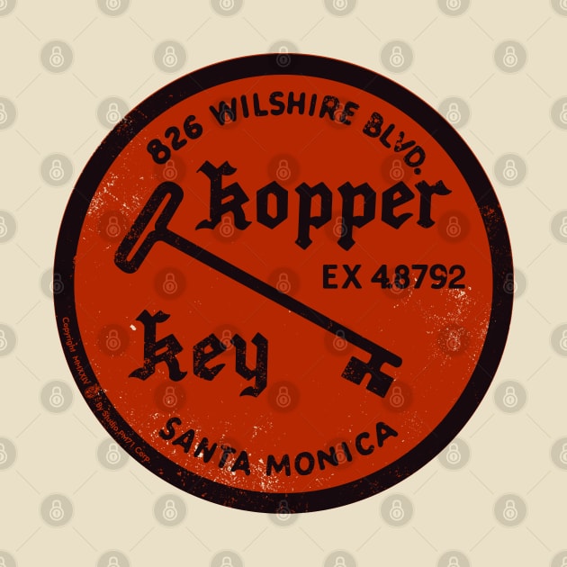 Vintage Kopper Key Santa Monica California by StudioPM71