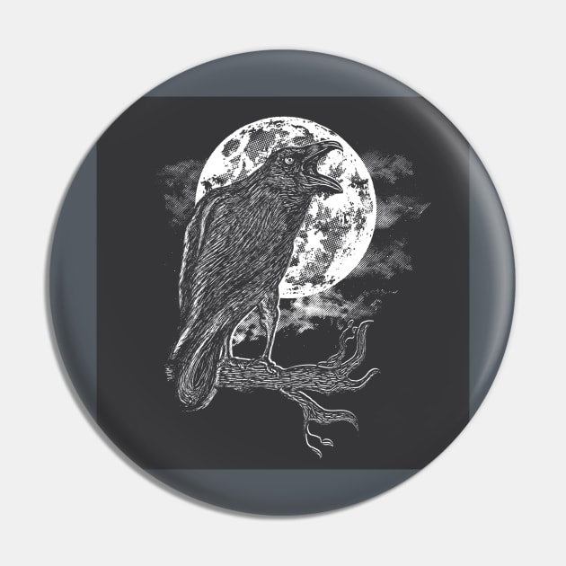 Night Caw Pin by Daletheskater