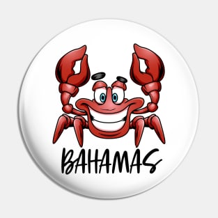 Bahamas Beach Cruise Red Crab Pin