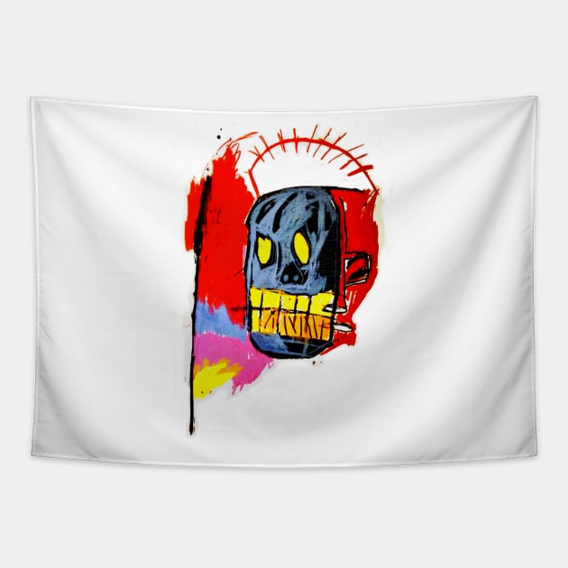 Jean Michel Basquiat artwork Tapestry by small alley co