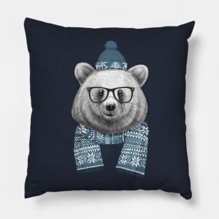 winter bear Pillow