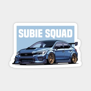 Impreza WRX Car Art - Subaru STI Widebody Modified JDM Car Magnet